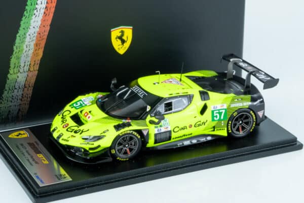 Looksmart - 1:43 Ferrari 296 LMGT3 No.57 Kessel Racing 24h Le Mans 2025 T.Kimura, D.Serra - Resin Model