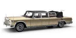 CMC 1:18 Mercedes-Benz 600 Pullman Laudaulet Beige/Brown Softtop (Limited Edition)