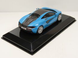 McLaren 570s blue 1:43 scale diecast model car