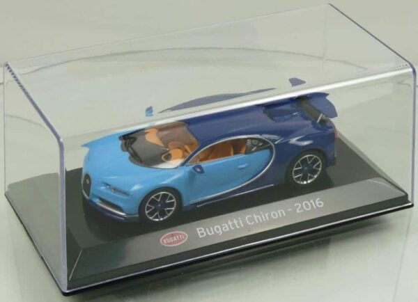 1:43 bugatti chiron 2016 blue