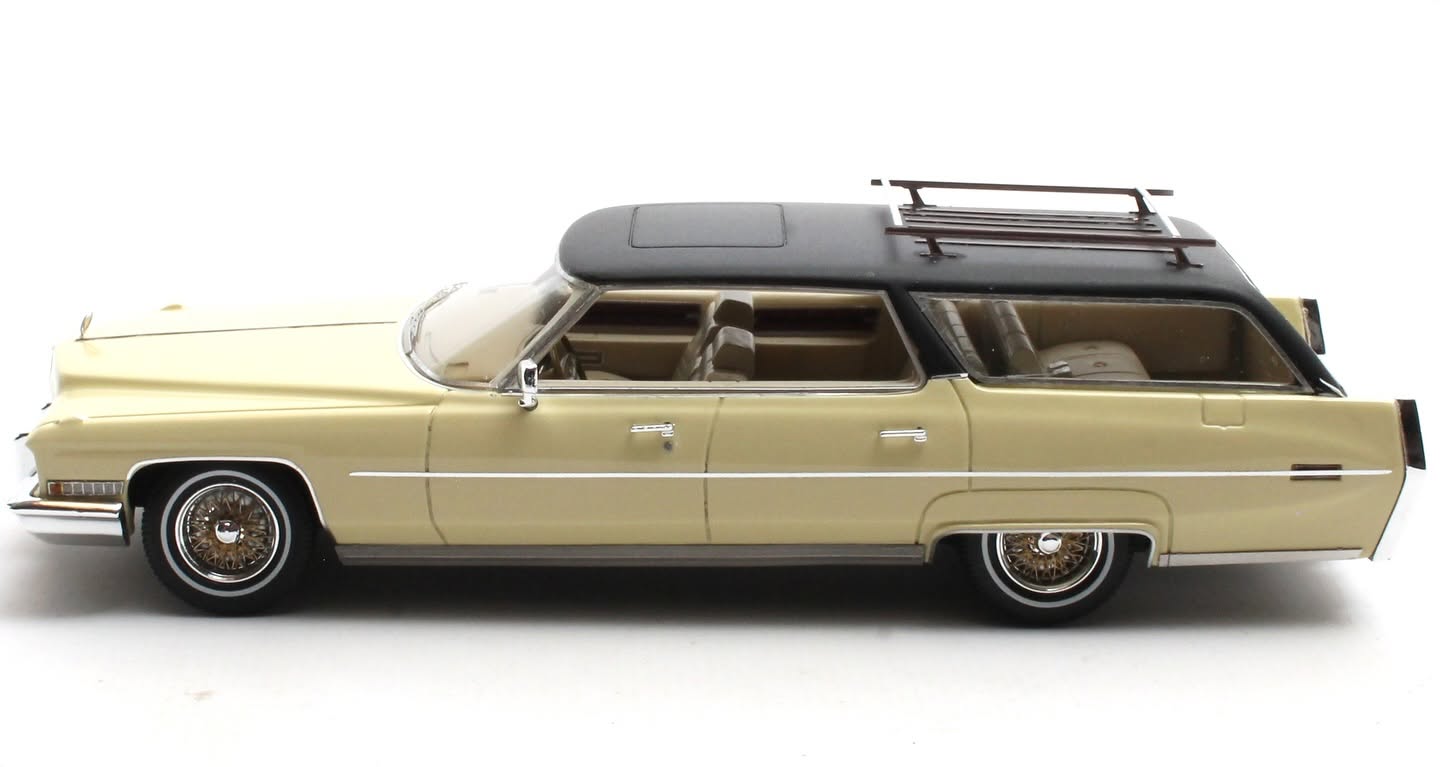 Matrix 1:43 Cadillac DeVille ASC Wagon Elvis Presley 1972 Cream/Black (MX20301-481) Limited Edition Resin Model 3 Matrix 1:43 Cadillac DeVille ASC Wagon Elvis Presley 1972 Cream/Black (MX20301-481) Limited Edition Resin Model - Image 3