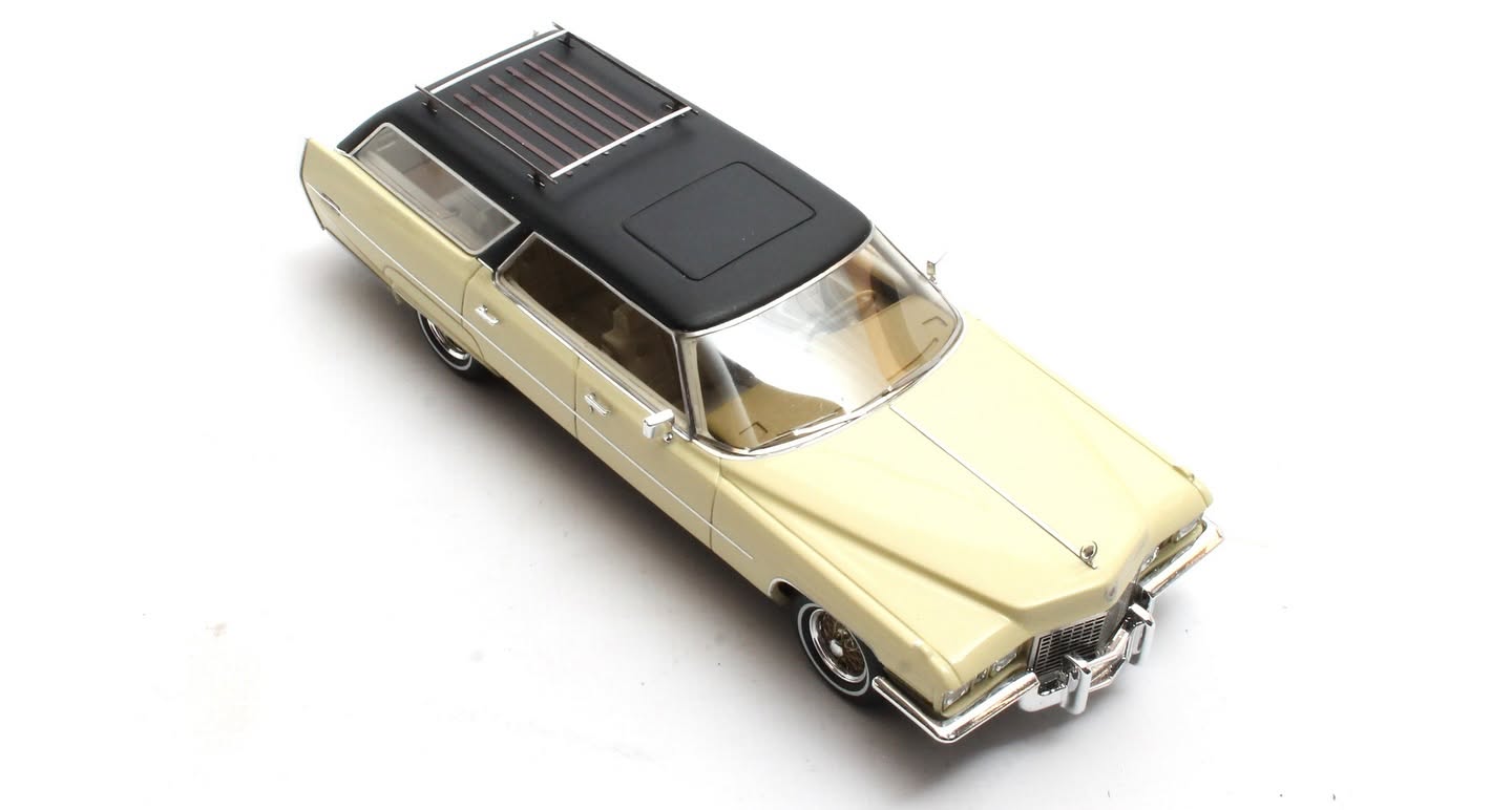 Matrix 1:43 Cadillac DeVille ASC Wagon Elvis Presley 1972 Cream/Black (MX20301-481) Limited Edition Resin Model 4 Matrix 1:43 Cadillac DeVille ASC Wagon Elvis Presley 1972 Cream/Black (MX20301-481) Limited Edition Resin Model - Image 4