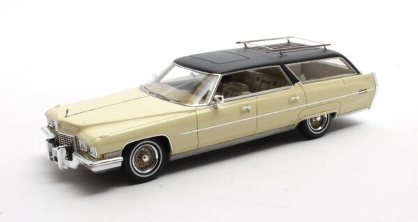 Matrix 1:43 Cadillac DeVille ASC Wagon Elvis Presley 1972 Cream/Black (MX20301-481) Limited Edition Resin Model