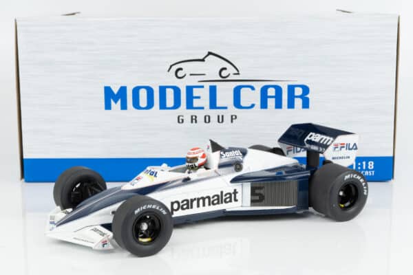 MCG 1:18 Brabham BT52 No.5 Parmalat Nelson Piquet World Champion 1983 Brazilian GP (MCG18618) Diecast Model