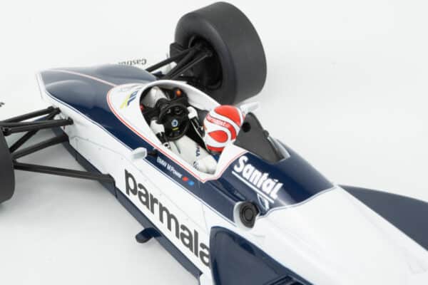 MCG 1:18 Brabham BT52 No.5 Parmalat Nelson Piquet World Champion 1983 Brazilian GP (MCG18618) Diecast Model 18 MCG 1:18 Brabham BT52 No.5 Parmalat Nelson Piquet World Champion 1983 Brazilian GP (MCG18618) Diecast Model
