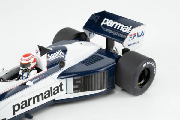 MCG 1:18 Brabham BT52 No.5 Parmalat Nelson Piquet World Champion 1983 Brazilian GP (MCG18618) Diecast Model 15 MCG 1:18 Brabham BT52 No.5 Parmalat Nelson Piquet World Champion 1983 Brazilian GP (MCG18618) Diecast Model