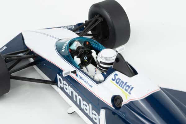 MCG 1:18 Brabham BT52 No.6 Parmalat Riccardo Patrese Winner 1983 South African GP (MCG18619) Diecast Model 18 MCG 1:18 Brabham BT52 No.6 Parmalat Riccardo Patrese Winner 1983 South African GP (MCG18619) Diecast Model