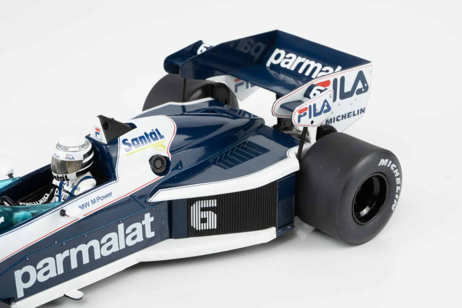  BT52 Brabham 1983 パーマレート PMA 1/18 MCG 1:18 Brabham BT52 No.6 Parmalat Riccardo Patrese Winner 1983