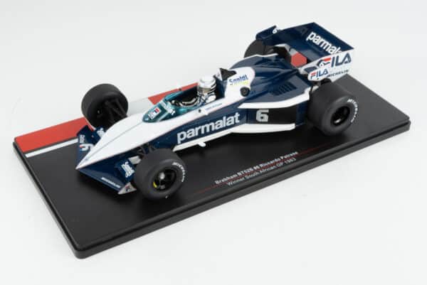 MCG 1:18 Brabham BT52 No.6 Parmalat Riccardo Patrese Winner 1983 South African GP (MCG18619) Diecast Model 13 MCG 1:18 Brabham BT52 No.6 Parmalat Riccardo Patrese Winner 1983 South African GP (MCG18619) Diecast Model