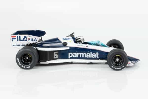 MCG 1:18 Brabham BT52 No.6 Parmalat Riccardo Patrese Winner 1983 South African GP (MCG18619) Diecast Model 21 MCG 1:18 Brabham BT52 No.6 Parmalat Riccardo Patrese Winner 1983 South African GP (MCG18619) Diecast Model