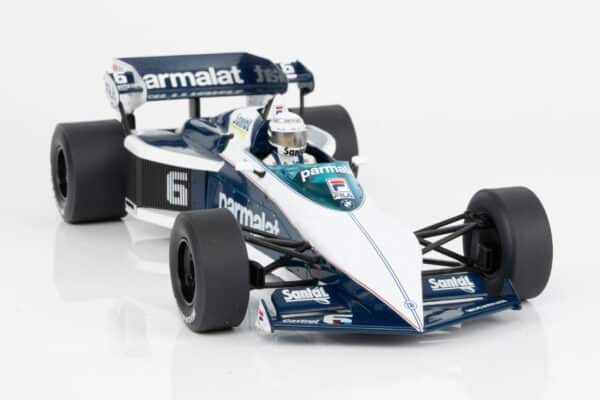 MCG 1:18 Brabham BT52 No.6 Parmalat Riccardo Patrese Winner 1983 South African GP (MCG18619) Diecast Model 19 MCG 1:18 Brabham BT52 No.6 Parmalat Riccardo Patrese Winner 1983 South African GP (MCG18619) Diecast Model