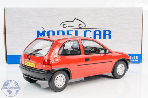 MCG - 1:18 Vauxhall Corsa Merit Red 1993 RHD - Exclusive UK Limited Edition Diecast Model 7 MCG - 1:18 Vauxhall Corsa Merit Red 1993 RHD - Exclusive UK Limited Edition Diecast Model