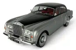 MCG - 1:18 Rolls Royce Silver Cloud III Flying Spur H.J Mulliner Argent/Noir 1965