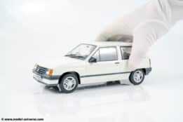 MCG - 1:18 Vauxhall Nova SR White 1983 RHD - Exclusive UK Limited Edition of 300 - Diecast Model