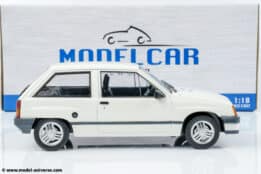 MCG - 1:18 Vauxhall Nova SR White 1983 RHD - Exclusive UK Limited Edition of 300 - Diecast Model