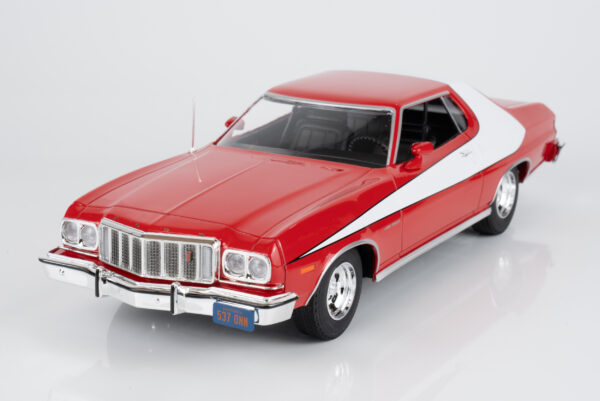 MCG 1:18 Ford Gran Torino Red/White 1975 from "Starsky & Hutch" TV Series (MCG181005) Diecast Model 12 MCG 1:18 Ford Gran Torino Red/White 1975 from "Starsky & Hutch" TV Series (MCG181005) Diecast Model