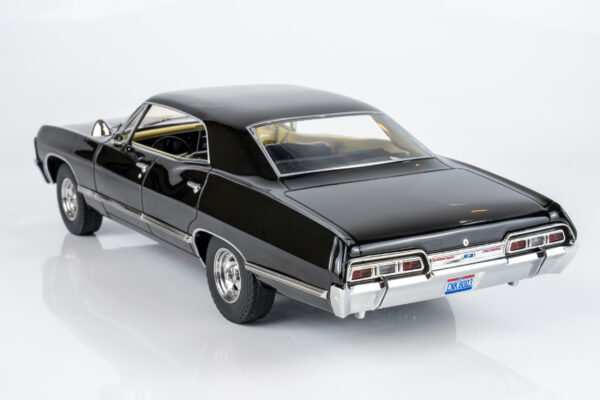 MCG 1:18 Chevrolet Impala Black 1967 from "Supernatural" TV Series (MCG181006) Diecast Model 12 MCG 1:18 Chevrolet Impala Black 1967 from "Supernatural" TV Series (MCG181006) Diecast Model