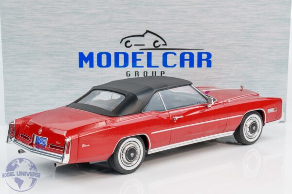 MCG - 1:18 Cadillac Eldorado Convertible 1976 Metallic Red - Diecast Model 15 MCG - 1:18 Cadillac Eldorado Convertible 1976 Metallic Red - Diecast Model
