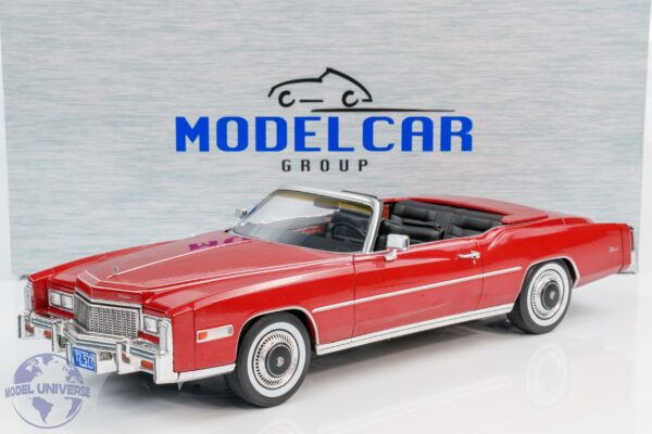 MCG - 1:18 Cadillac Eldorado Convertible 1976 Metallic Red - Diecast Model