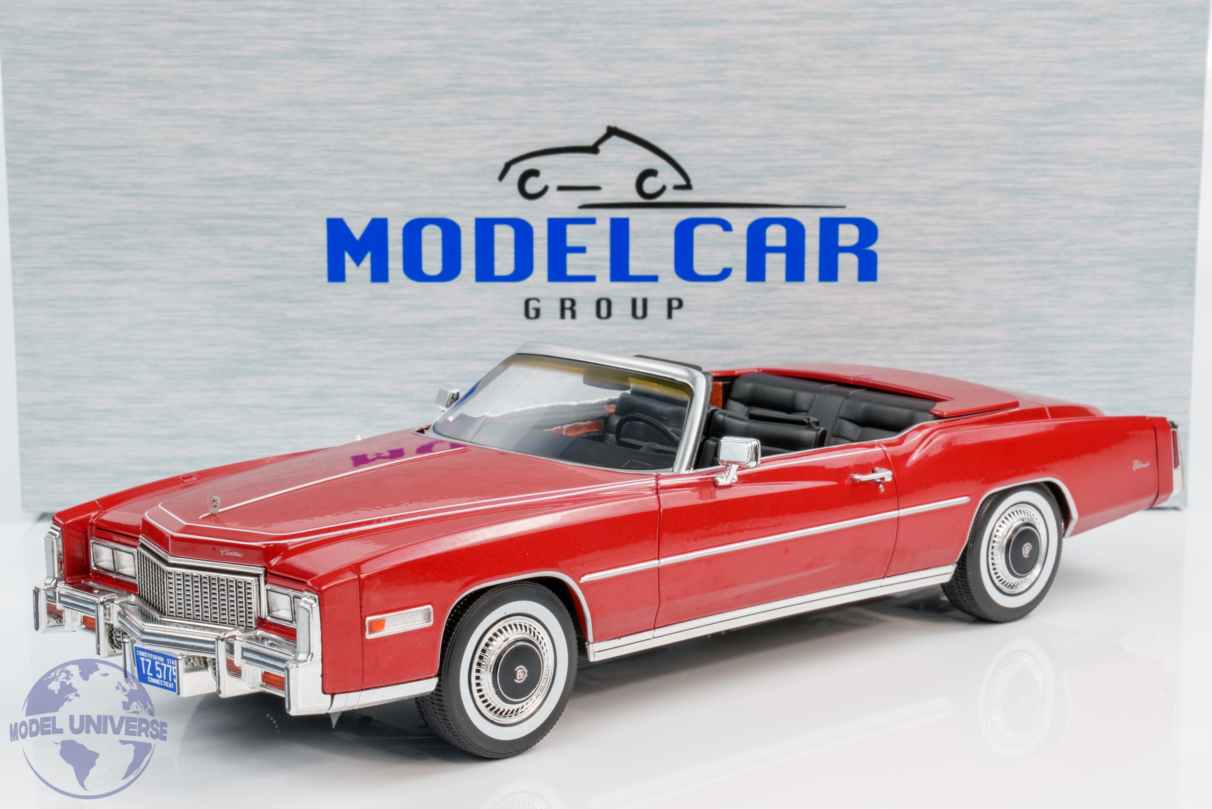 自動車 Bos 1/18 1976 Cadillac Eldorado BoS 1976 Cadillac Eldorado Light Blue / White Roof LE 252pcs 1:18