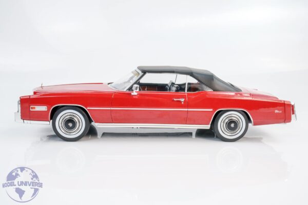 MCG - 1:18 Cadillac Eldorado Convertible 1976 Metallic Red - Diecast Model 20 MCG - 1:18 Cadillac Eldorado Convertible 1976 Metallic Red - Diecast Model