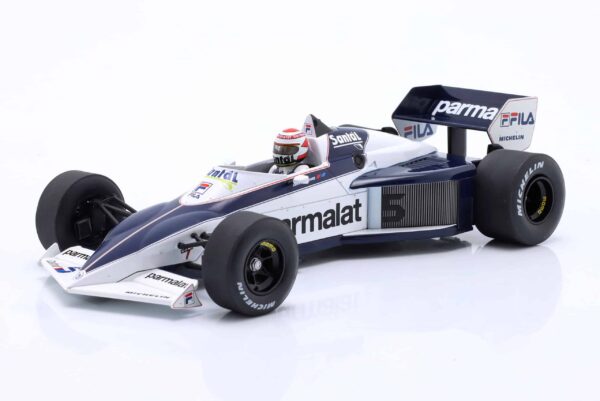 MCG 1:18 Brabham BT52 #5 Parmalat Nelson Piquet 1983 Brazilian GP