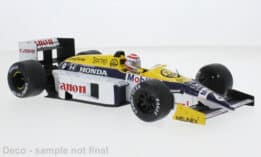MCG 1:18 Williams FW11 Honda #6 Nelson Piquet Winner 1986 Brazilian GP