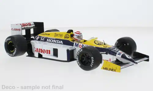 MCG 1:18 Williams FW11 Honda #6 Нельсон Пике Победитель 1986 ГП Бразилии