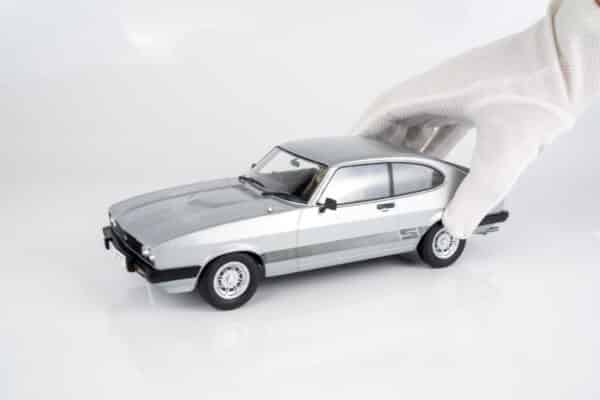 MCG 1:18 Ford Capri Mk3 3.0S Strato Silver from "The Professionals" TV Series 1978 (MCG18349) Limited Edition Diecast Model 10 MCG 1:18 Ford Capri Mk3 3.0S Strato Silver from "The Professionals" TV Series 1978 (MCG18349) Limited Edition Diecast Model