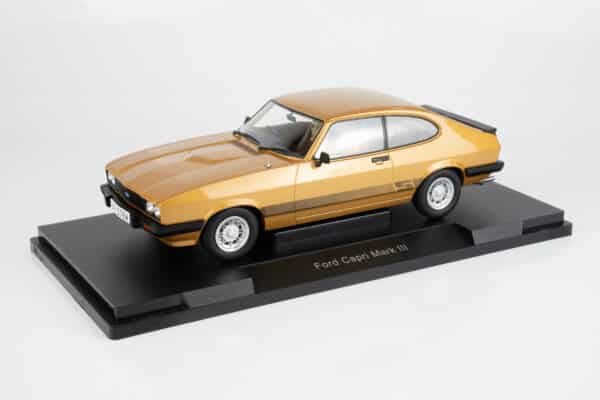 MCG 1:18 Ford Capri Mk3 3.0S Oyster Gold from "The Professionals" TV Series 1978 (MCG18798) Limited Edition Diecast Model 11 MCG 1:18 Ford Capri Mk3 3.0S Oyster Gold from "The Professionals" TV Series 1978 (MCG18798) Limited Edition Diecast Model