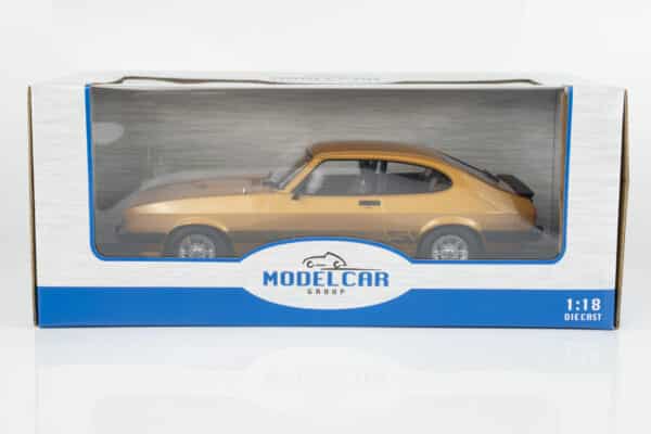 MCG 1:18 Ford Capri Mk3 3.0S Oyster Gold from "The Professionals" TV Series 1978 (MCG18798) Limited Edition Diecast Model 15 MCG 1:18 Ford Capri Mk3 3.0S Oyster Gold from "The Professionals" TV Series 1978 (MCG18798) Limited Edition Diecast Model