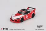 Mini GT - 1:64 LB Works Toyota GR Supra Red/White (Blister Package) - Limited Edition Diecast Model