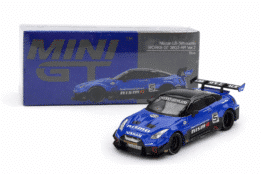 Mini GT - 1:64 LB Works Nissan 35GT-RR Silhouette Ver.2 Blue (RHD) - Diecast Model