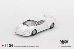 Mini GT - 1:64 Lamborghini Countach 25th Anniversary White - Diecast Model