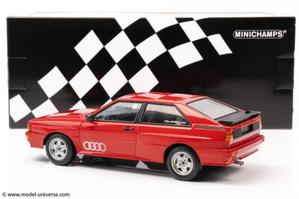 MINICHAMPS 155016124 AUDI QUATTRO RED 1980 DIECAST MODEL 04