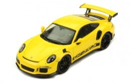 Ixo 1:43 Porsche 911 (991) GT3 RS Yellow Diecast Model Car MOC299