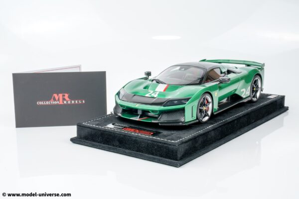 MR Collection - 1:18 Ferrari F80 2024 Green Jewel with Livery - Limited Edition Resin Model 11 MR Collection FE045E Ferrari F80 Green Jewel 6