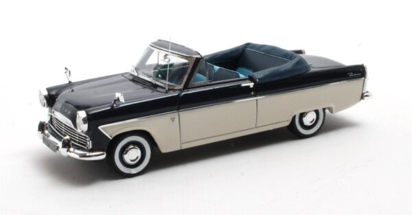 Matrix 1:43 Ford Zodiac Mk.II 206E Convertible Blue/White 1958-62 (MX40603-163) Limited Edition Resin Model