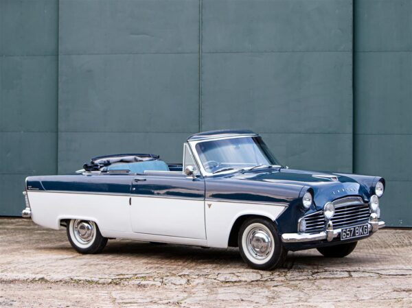 Matrix 1:43 Ford Zodiac Mk.II 206E Convertible Blue/White 1958-62 (MX40603-163) Limited Edition Resin Model 11 Matrix 1:43 Ford Zodiac Mk.II 206E Convertible Blue/White 1958-62 (MX40603-163) Limited Edition Resin Model