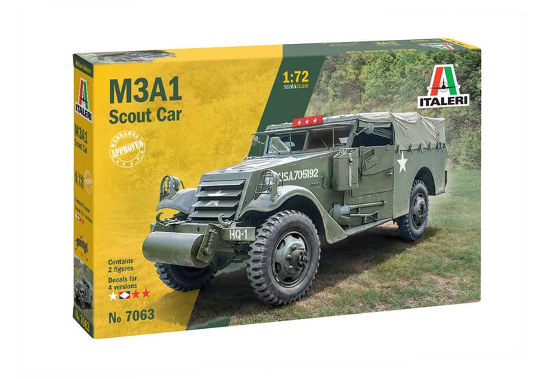 italeri - 1:72 m3a1 scout car