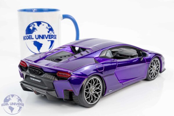 Bburago 1:18 Lamborghini Temerario Purple 2024 (18-11052PU) Diecast Model 22 Bburago - 1:18 Lamborghini Temerario Purple 2024 - Diecast Model