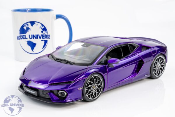 Bburago 1:18 Lamborghini Temerario Purple 2024 (18-11052PU) Diecast Model 21 Bburago - 1:18 Lamborghini Temerario Purple 2024 - Diecast Model