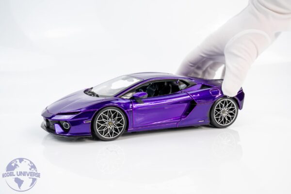 Bburago 1:18 Lamborghini Temerario Purple 2024 (18-11052PU) Diecast Model 17 Bburago - 1:18 Lamborghini Temerario Purple 2024 - Diecast Model