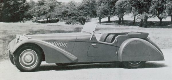 Matrix Bugatti Type 57SC Roadster grey.5