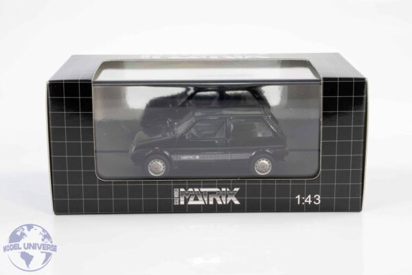 Matrix - 1:43 MG Metro Turbo 1985 Black - Limited Edition Resin Model 7 Matrix MG Metro Turbo Black MX31305 012 4