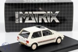 Matrix - 1:43 MG Metro Turbo 1985 White - Limited Edition Resin Model