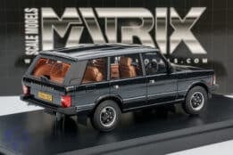 Matrix - 1:43 Range Rover Vogue LSE Beluga Black 1992-1993 - Resin Model