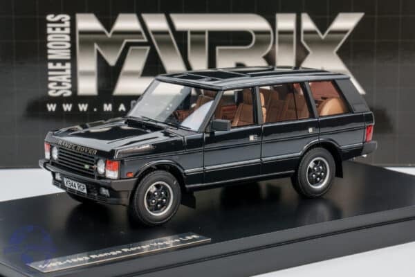 Matrix - 1:43 Range Rover Vogue LSE Beluga Black 1992-1993 - Resin Model