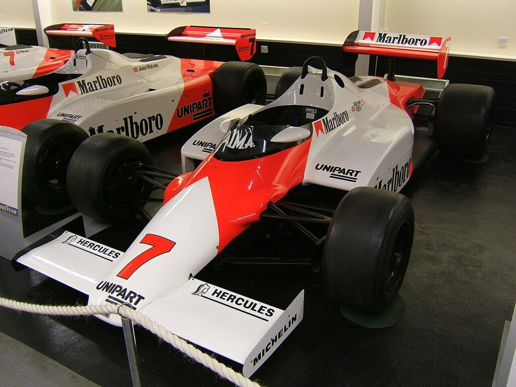 McLaren MP4/C Photo from Leicestershire Museum