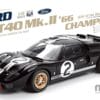 meng model 1 12 ford gt mkii 1966 pre coloured black edition model kit mngrs 003